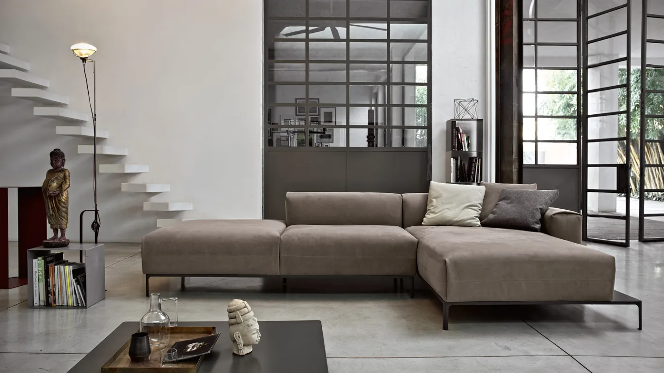 modern sofa in Spencer fabric