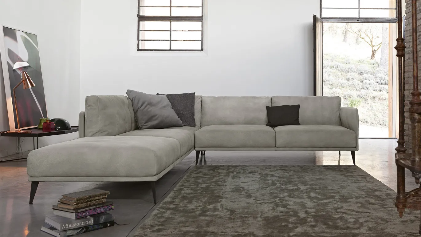 modular corner sofa in Stuart fabric
