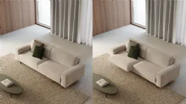 Zar sofa with extendable seats