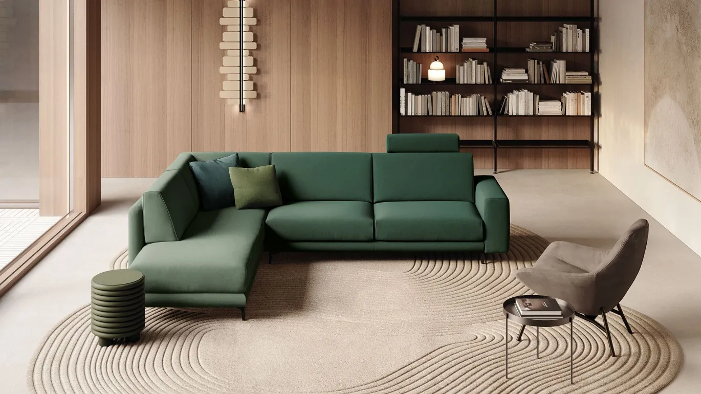 Zar sectional sofa with terminal