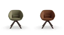 armchairs with swivel base